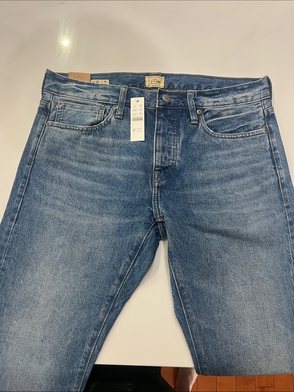 J. Crew Men's Light Blue Slim Straight Jeans W32 L30